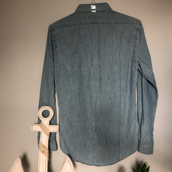 NWT Ralph Lauren Chambray Button Down Men’s - Picture 6 of 8